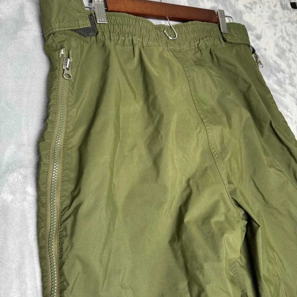 Vintage North Face Ski Pants Mens Medium Long Gore Tex Nylon Green